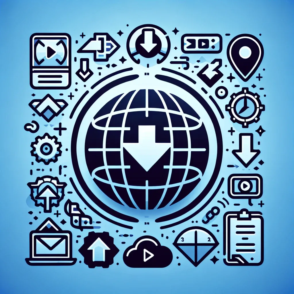 "Illustration of various methods and tools for downloading YouTube videos, including screenshots of popular software and online services, featured in the Complete Guide to YouTube Video Download: Methods, Tools, and Best Practices."